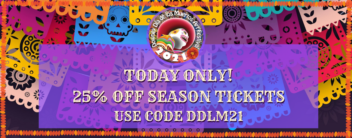 25% off season tickets, today only!